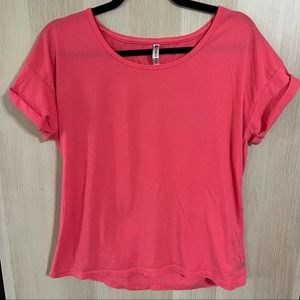 Fabletics Salmon Pink Workout T-shirt